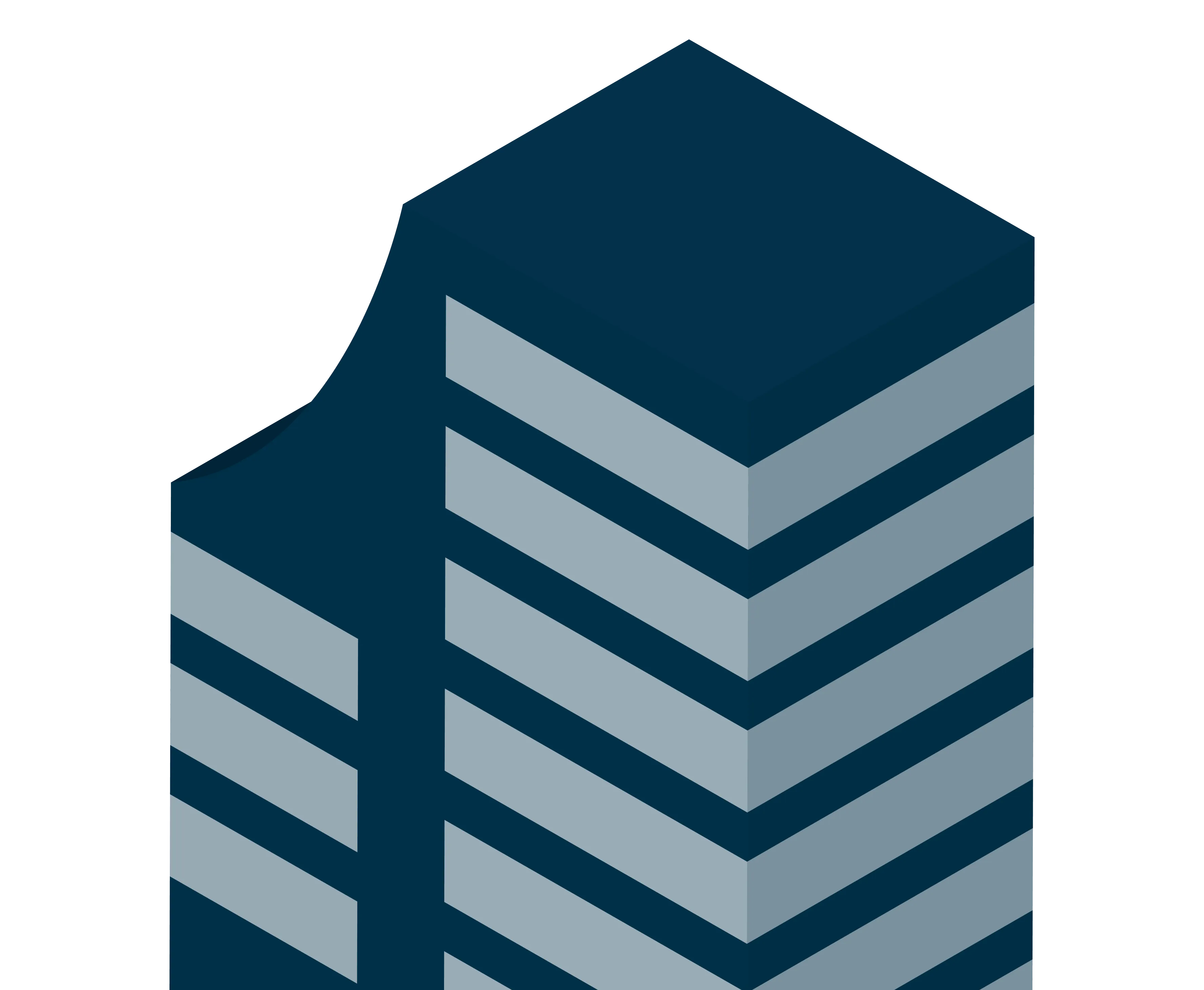 Isometric office building illustration