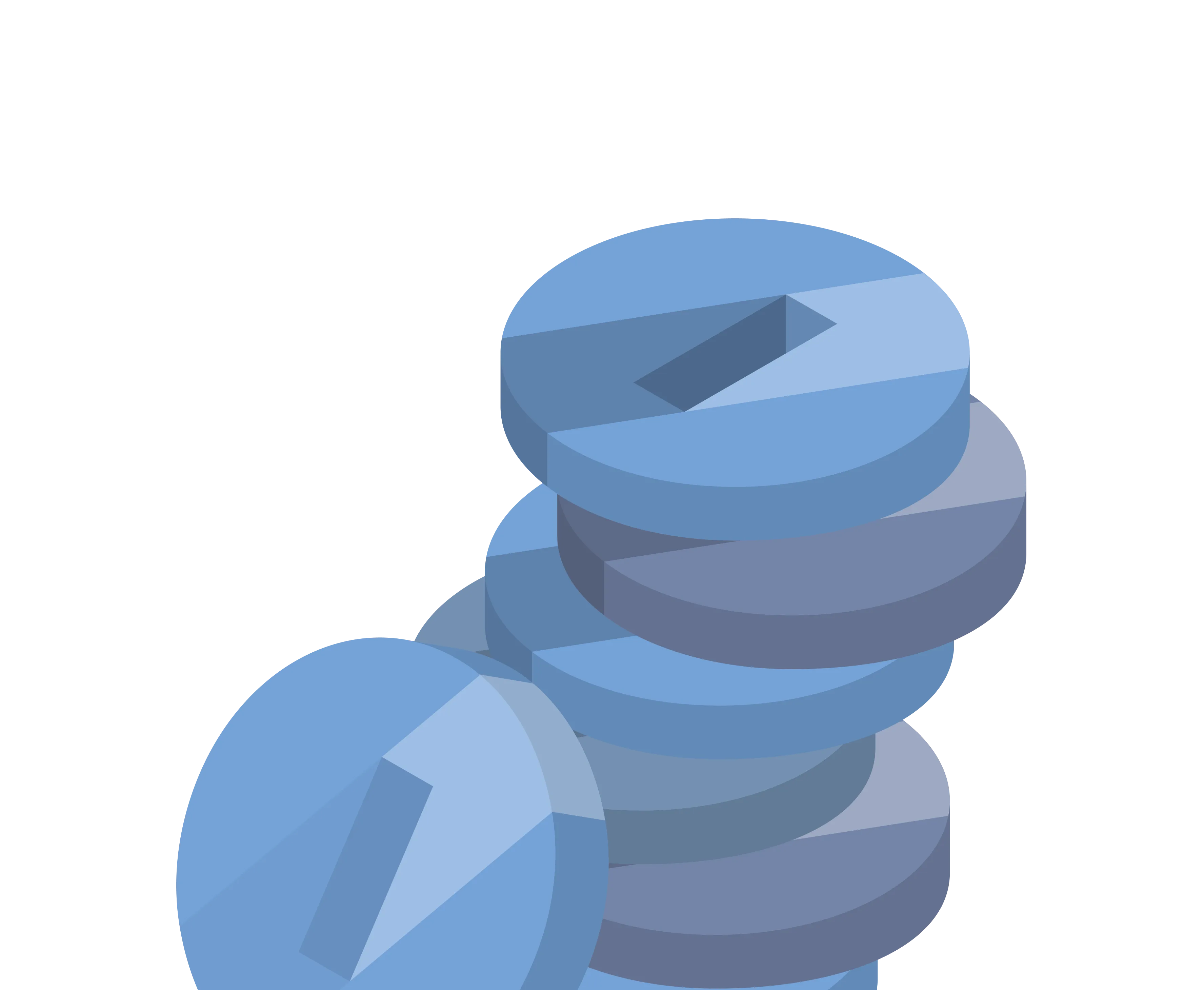 Stack of coins illustration